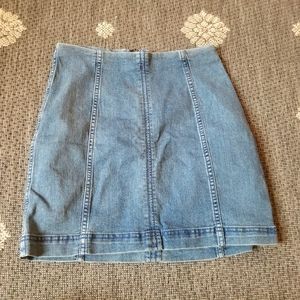 Free People Denim Skirt